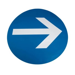 RS PRO Polyvinyl Chloride Self-Adhesive Mandatory Sign 5mm Width 2mm Height 174-5997