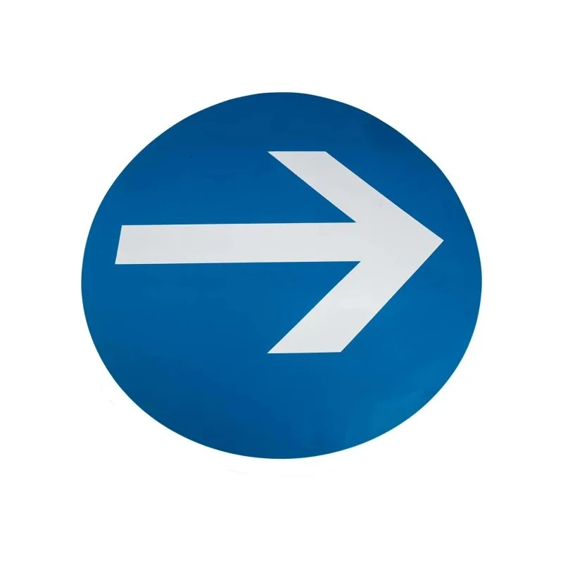 RS PRO Polyvinyl Chloride Self-Adhesive Mandatory Sign 5mm Width 2mm Height 174-5997