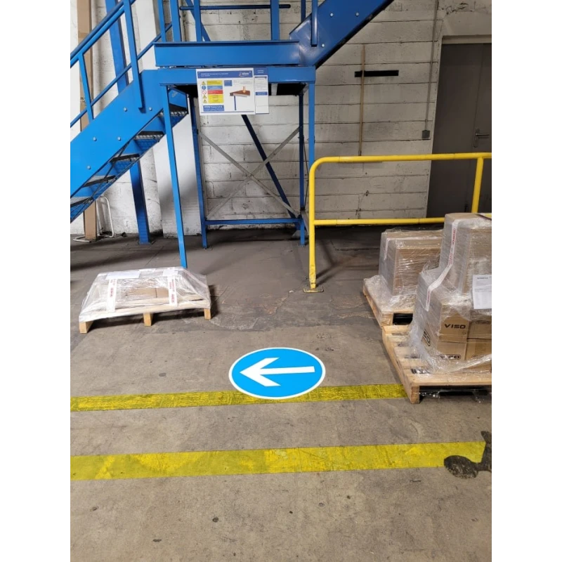 RS PRO Polyvinyl Chloride Self-Adhesive Mandatory Sign 5mm Width 2mm Height 174-5997