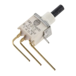 C & K Miniature Push Button Switch Momentary PCB Mount SPDT IP57 Protected EP12SD1AVBE