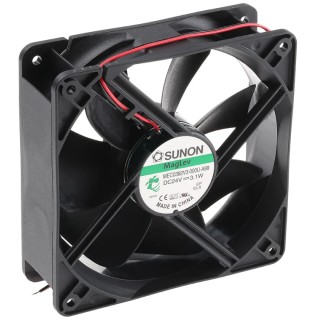 Sunon ME Series Axial Fan 24V DC 3.1W 130mA 158 m³/h Air Flow 2100 RPM MEC0382V3-000U-A99
