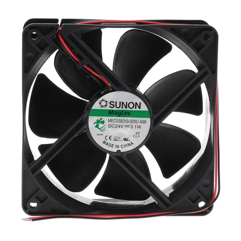 Sunon ME Series Axial Fan 24V DC 3.1W 130mA 158 m³/h Air Flow 2100 RPM MEC0382V3-000U-A99