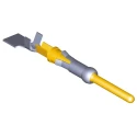 TE Connectivity Type III Series Male Crimp Terminal 24 AWG Min Crimp 20 AWG Max, Gold Plated Brass Contact 13A 66332-8