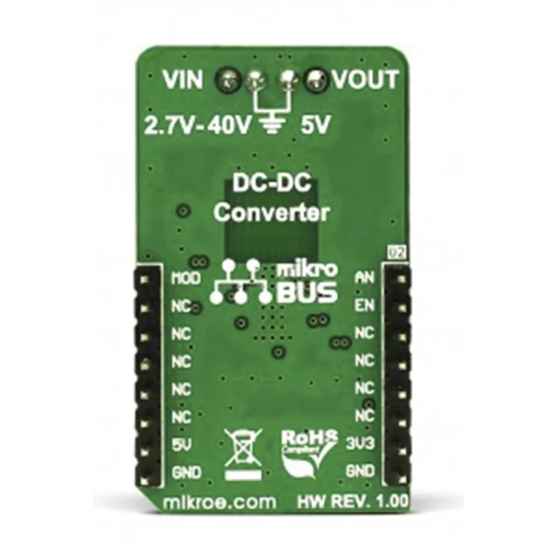 MikroElektronika Advanced DC-DC Buck-Boost 2 Click Board DC-DC Controller for LTC3115-2 with 2.7V-40V Input MIKROE-2963
