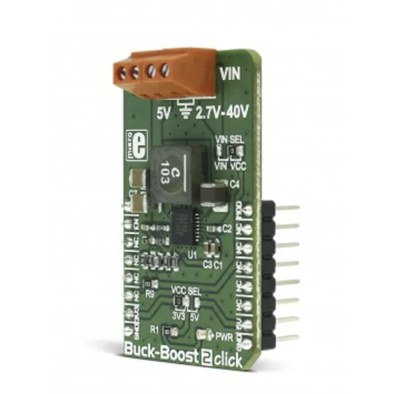 MikroElektronika Advanced DC-DC Buck-Boost 2 Click Board DC-DC Controller for LTC3115-2 with 2.7V-40V Input MIKROE-2963