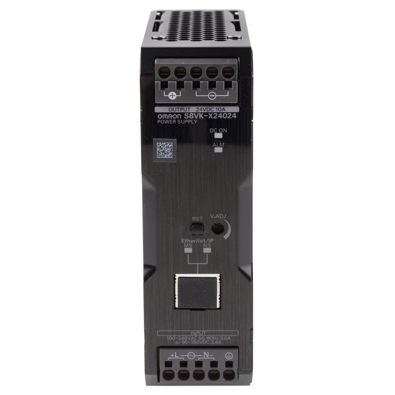 Omron S8VK Switched Mode DIN Rail Power Supply 264 V AC, 350 V DC Input, 28 V DC, 10 A Output, 240 W Power 