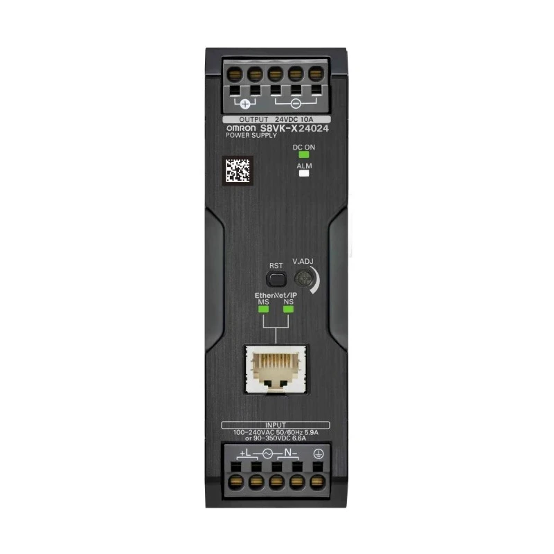 Omron S8VK Switched Mode DIN Rail Power Supply 264 V AC, 350 V DC Input, 28 V DC, 10 A Output, 240 W Power 