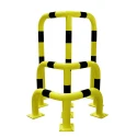 RS PRO Yellow Black Steel Safety Barrier, Safety Railing, 600mm x 600mm x 600mm, Model 174-5900