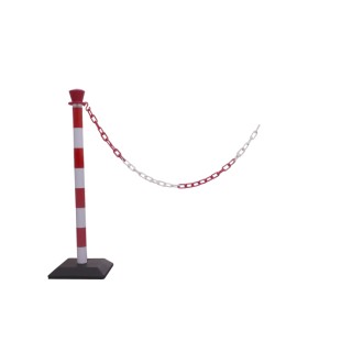 RS PRO Traffic Management Post Red and White ABS Material 2 m Length 1 m Height 280 mm Width Model 174-5923