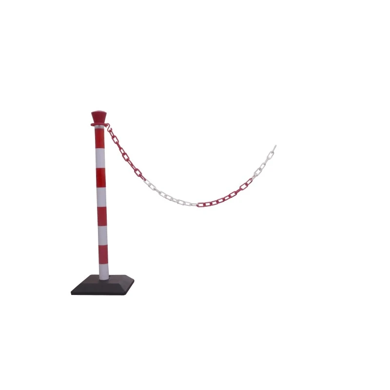RS PRO Traffic Management Post Red and White ABS Material 2 m Length 1 m Height 280 mm Width Model 174-5923