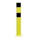 RS PRO Yellow Black Steel Safety Barrier Post 1.2m Height 159mm Diameter 174-5949