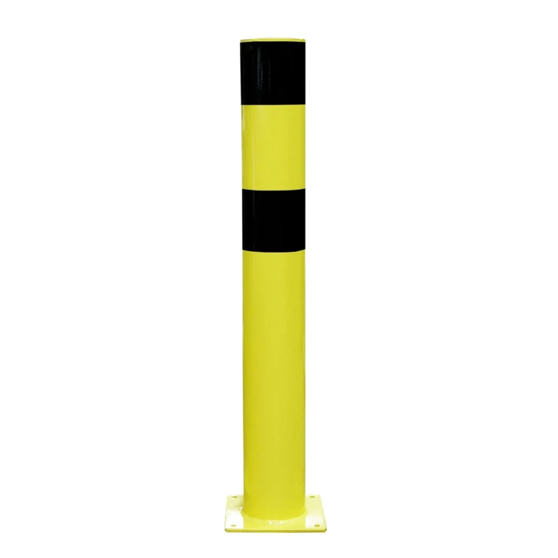 RS PRO Yellow Black Steel Safety Barrier Post 1.2m Height 159mm Diameter 174-5949