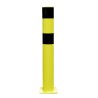 RS PRO Yellow Black Steel Safety Barrier Post 1.2m Height 159mm Diameter 174-5949