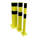 RS PRO Yellow Black Steel Safety Barrier Post 1.2m Height 159mm Diameter 174-5949