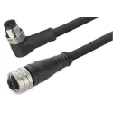Molex Sensor Actuator Cable Female 4 Way M12 Straight to Male 4 Way M12 Straight, 5 m 120066-0692
