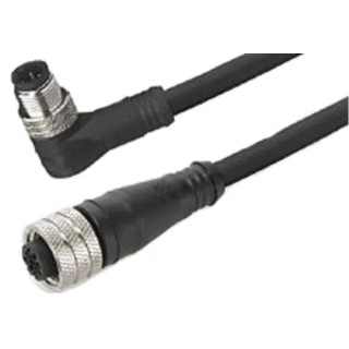 Molex Sensor Actuator Cable Female 4 Way M12 Straight to Male 4 Way M12 Straight, 5 m 120066-0692