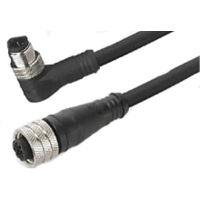 Molex Sensor Actuator Cable Female 4 way M12 Straight to Male 4 way M12 Straight, 10 m 120066-0695