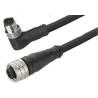 Molex Sensor Actuator Cable Female 4 way M12 Straight to Male 4 way M12 Straight, 10 m 120066-0695