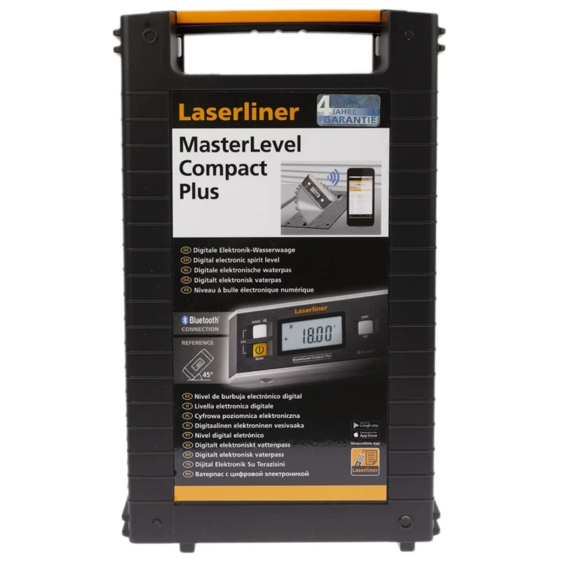 Laserliner 152 mm Digital Magnetic Inclinometer with Bluetooth Connectivity 081.265A