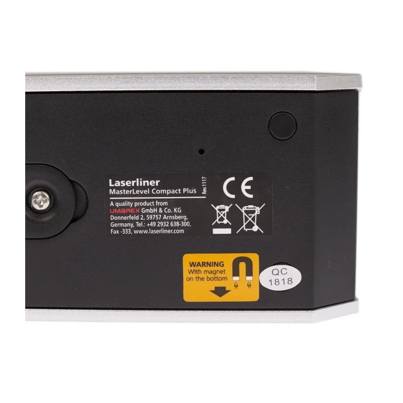 Laserliner 152 mm Digital Magnetic Inclinometer with Bluetooth Connectivity 081.265A