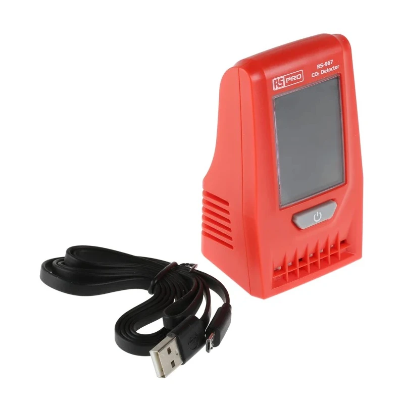 RS PRO Portable Workstation Monitor for Carbon Dioxide Gas Detection with Rechargeable Nickel-Metal Hydride 174-6574