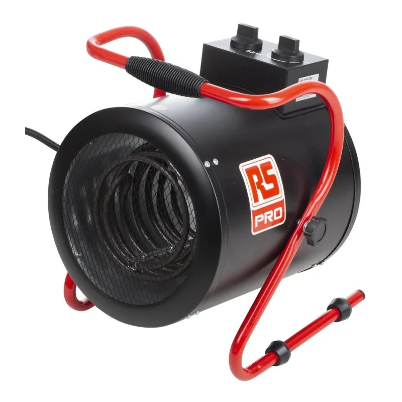 RS PRO 5 kW Industrial Heater 411 m³/h, Floor Mount, 415 V with BS4343/IEC60309 Plug 174-6572