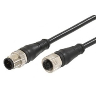 Molex Sensor Actuator Cable 5 m Thermoplastic Polyurethane Jacket Black 5-Way Female to 5-Way Male Straight 120066-8995