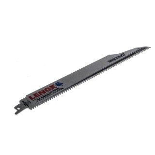 Lenox Reciprocating Saw Blade 1-Piece 305 mm Carbide Tip 1.3 mm Thickness 22 mm Width 6 Teeth Per Inch 1832146