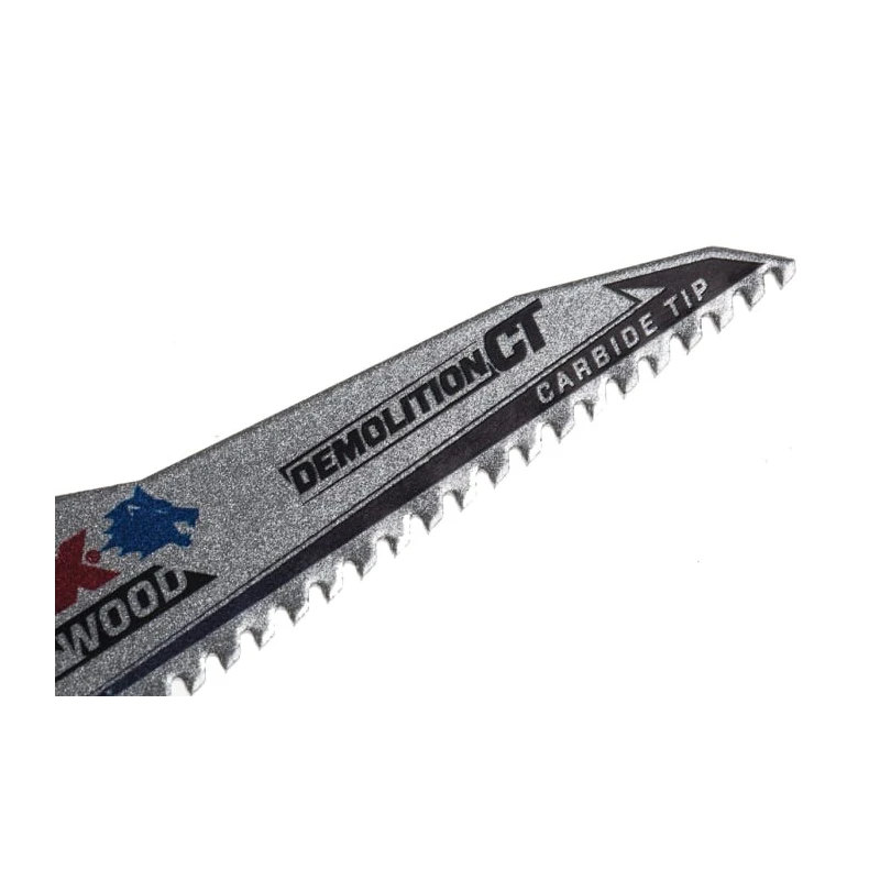 Lenox Reciprocating Saw Blade Carbide Tip 152 mm Length 22 mm Width 1.3 mm Thickness 6 Teeth Per Inch 1832118
