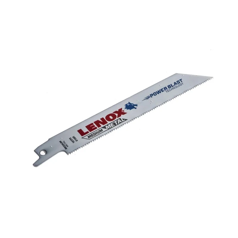 Lenox Reciprocating Saw Blade 5-Piece 152 mm Bi-Metal 0.9 mm Thickness 19 mm Width 18 Teeth Per Inch 20566618R