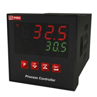 RS Pro Panel Mount PID Temperature Controller, 3 Output Relay SSR 240V AC On-Off 798-3466