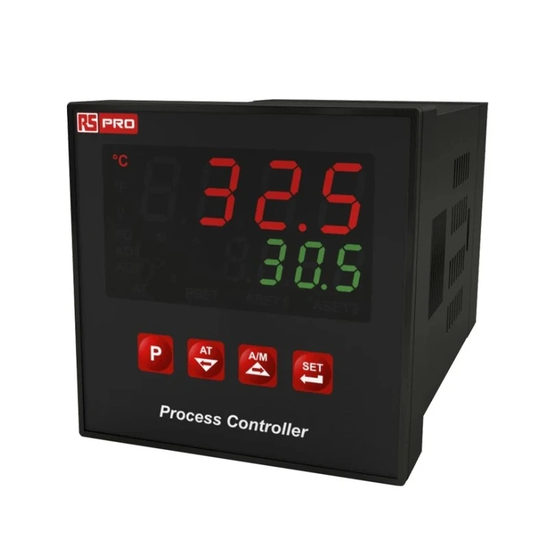 RS Pro Panel Mount PID Temperature Controller, 3 Output Relay SSR 240V AC On-Off 798-3466