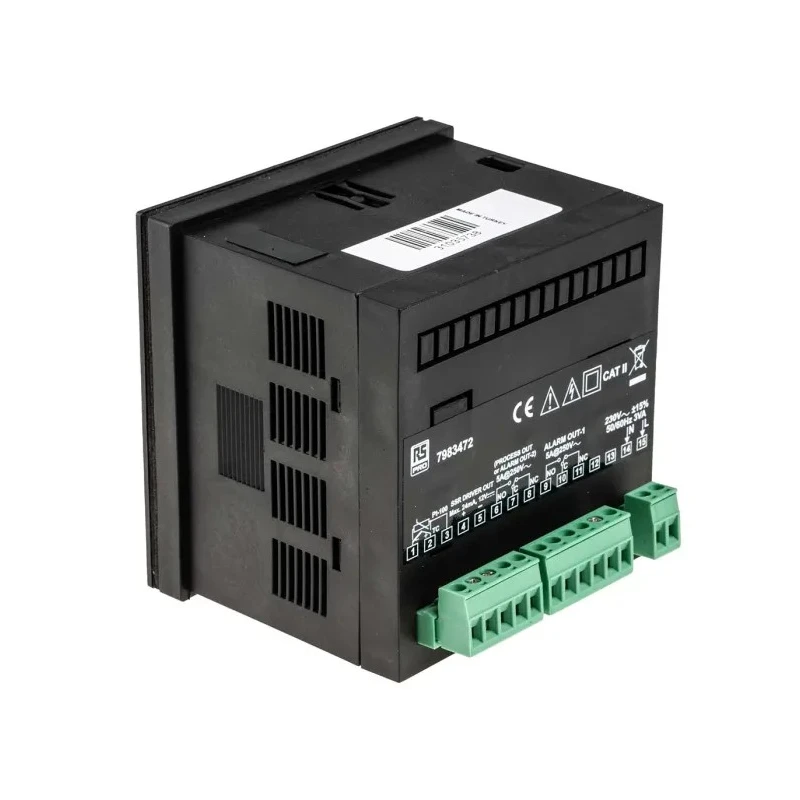 RS Pro Panel Mount PID Temperature Controller 3 Output SSR 230V AC On-Off 798-3472