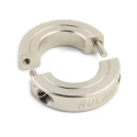 Ruland Stainless Steel Two Piece Shaft Collar, Clamp Screw Fastening, 16mm Bore, 45mm OD, 10mm Width ENSP45-16MM-SS