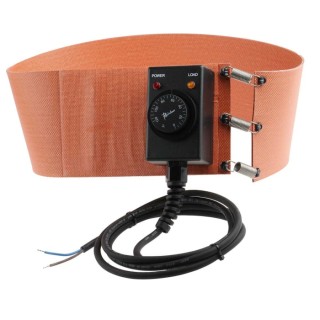 RS PRO Fibreglass Silicone Side Drum Heater 50 L, 125 x 940 mm, 500 W, 230 V 798-3747