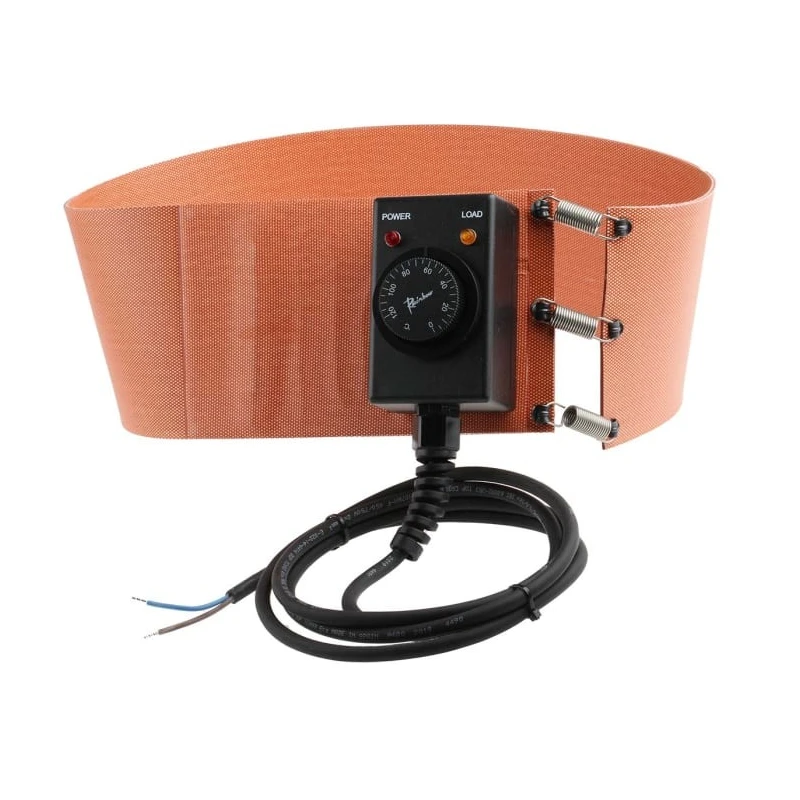 RS PRO Fibreglass Silicone Side Drum Heater 50 L, 125 x 940 mm, 500 W, 230 V 798-3747