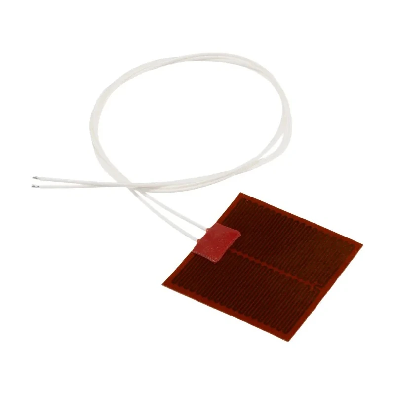 RS PRO Heater Mat Polyimide Square 50 mm x 50 mm 0.2 mm Thickness 12V 2.5W Peak Temperature 200°C 798-3757