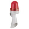 Werma 435 Series Horn-Beacon Combination Red LED Rotating Beacon 108 dB IP65 230V AC 435.110.60