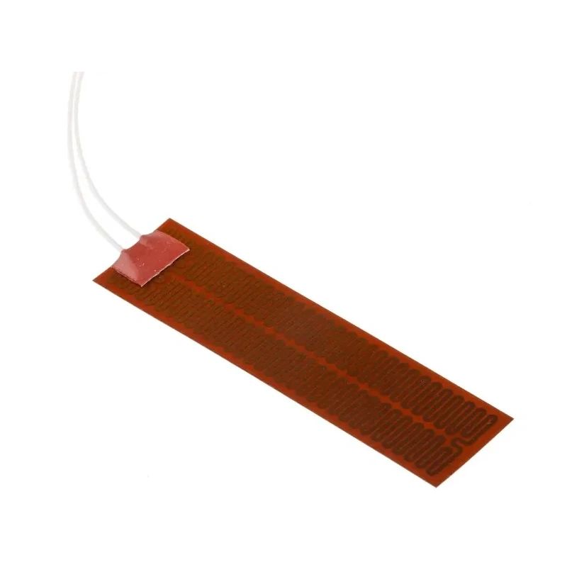 RS PRO Polyimide Heater Mat Rectangle 12V 4W 100mm x 25mm 0.2mm Thickness 798-3753