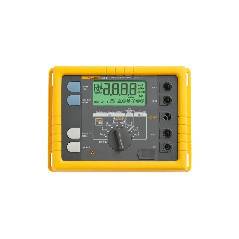 Fluke Earth Tester Kit ±5 % rdg + 5 Digits Accuracy CAT II 300V FLUKE-1625-2 KIT