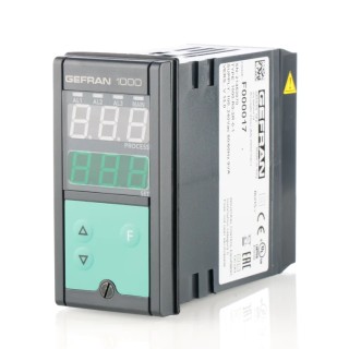 Gefran 1000 Panel Front PID Temperature Controller 1 Output Logic Relay 24V ac/dc On-Off 1000-R0-2R-0-1