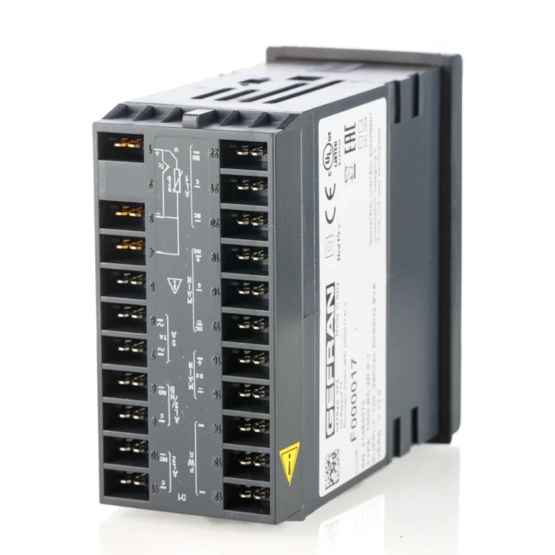 Gefran 1000 Panel Front PID Temperature Controller 1 Output Logic Relay 24V ac/dc On-Off 1000-R0-2R-0-1