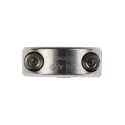 Ruland Two Piece Stainless Steel Shaft Collar, Clamp Screw Fastening, Bore 10mm, OD 24mm, Width 9mm MSP-10-SS