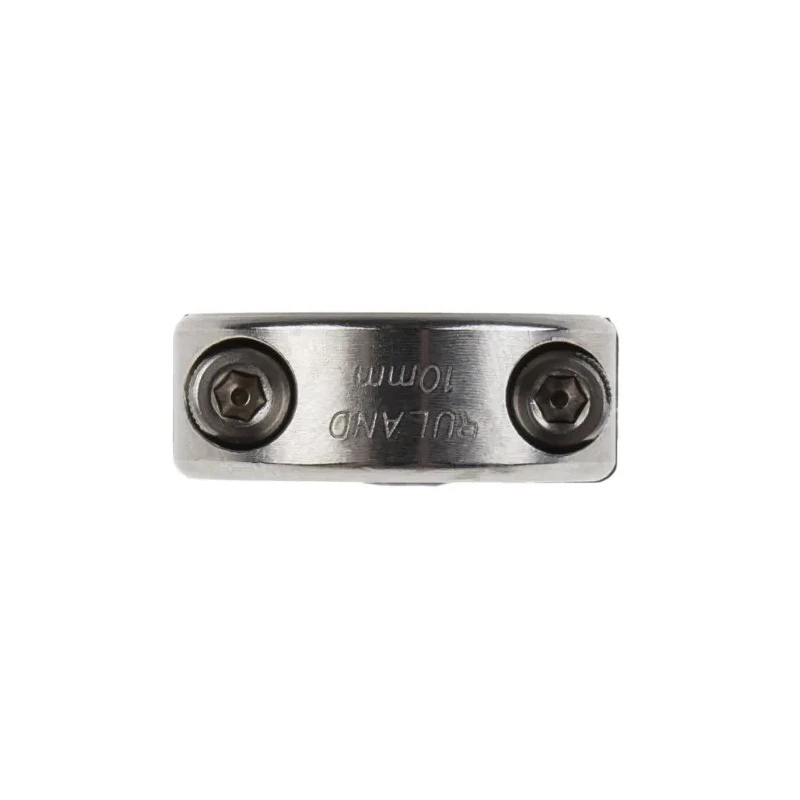 Ruland Two Piece Stainless Steel Shaft Collar, Clamp Screw Fastening, Bore 10mm, OD 24mm, Width 9mm MSP-10-SS
