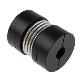 Ruland 41.3 mm OD Aluminium Clamp Style Flexible Coupler 12 mm Bore 50.8 mm Length MBC41-12-12-A