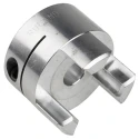 Ruland 57.2 mm OD Elastomer Clamp Aluminium Zero Backlash Coupler MJCC57-16-A