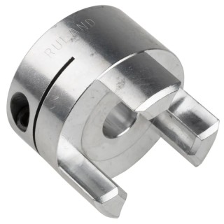 Ruland 57.2 mm OD Elastomer Clamp Aluminium Zero Backlash Coupler MJCC57-16-A