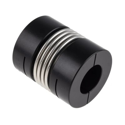 Ruland 50.8 mm Outer Diameter 25 mm Bore Stainless Steel Bellows Clamp Coupler 58.7 mm Length MBC51-25-25-A