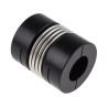 Ruland 50.8 mm Outer Diameter 25 mm Bore Stainless Steel Bellows Clamp Coupler 58.7 mm Length MBC51-25-25-A