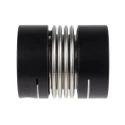 Ruland 50.8 mm Outer Diameter 25 mm Bore Stainless Steel Bellows Clamp Coupler 58.7 mm Length MBC51-25-25-A